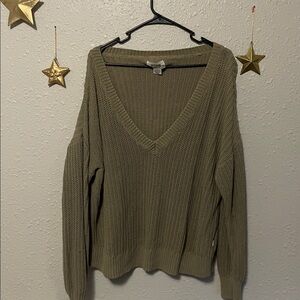 PINK Victoria's Secret olive Knit Sweater